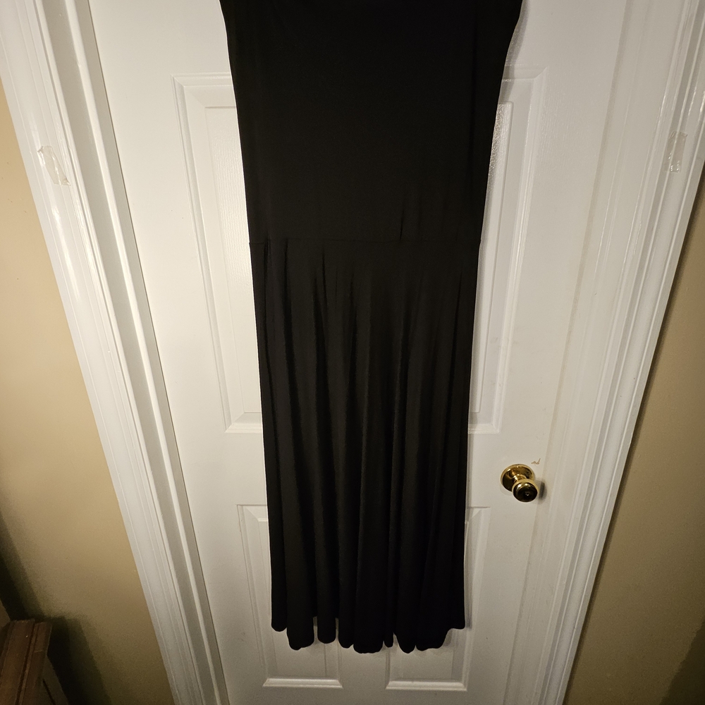 INC International Concepts Black Strapless Maxi Dress - Picture 2 of 9